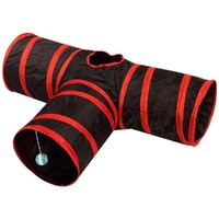 4 Holes Cat Tunnel (Red)