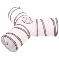 4 Holes Cat Tunnel (White)