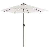 2.7m Patio Outdoor Table Umbrella White