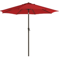 2.7m Patio Outdoor Table Umbrella Red