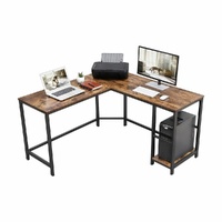  L-Shaped Desk with Shelves