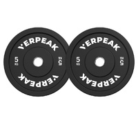 Black Olympic Bumper Weight Plates (5kgx2)