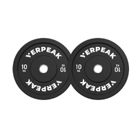 Black Olympic Bumper Weight Plates (10kgx2)