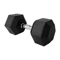 Rubber Hex Dumbbells 15kg