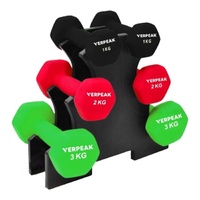 Neoprene 12kg Dumbbell Set (1,2,3kg x 2)