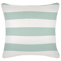 Cushion Cover-With Piping-Deck-Stripe-Mint-45cm x 45cm