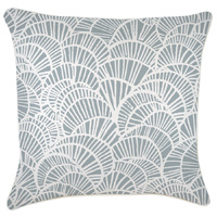 Cushion Cover-With Piping-Positano Smoke-60cm x 60cm