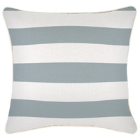 Cushion Cover-With Piping-Deck-Stripe-Smoke-45cm x 45cm