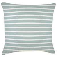 Cushion Cover-With Piping-Hampton Stripe Seafoam-60cm x 60cm