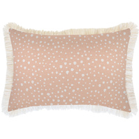 Cushion Cover-Coastal Fringe-Lunar Blush-35cm x 50cm