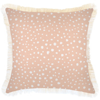 Cushion Cover-Coastal Fringe-Lunar Blush-60cm x 60cm