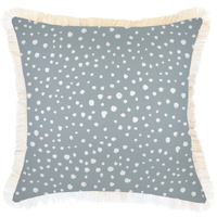 Cushion Cover-Coastal Fringe-Lunar Smoke-45cm x 45cm