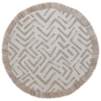 Round Placemat-Tribal-Beige-40cm