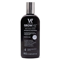 Watermans Grow Me Hair Growth Shampoo 250ml DHT Blocking Biotin Argan Anti Loss