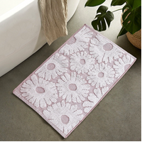 Floral Pink Kids Tufted Bathmat