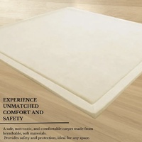 Soft Touch Ultra Plush Memory Foam Tatami Soft Ivory Mat - 200 X 300 CM