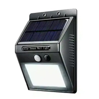 4X Solar Sensor LED Light Outdoor PIR Motion Wall Lights Waterproof