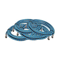 4X Air Brush Hose Rubber Braided Compressor 1/8in 3M