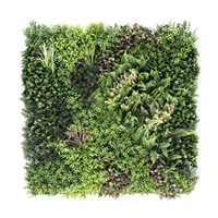 1 SQM Artificial Plant Wall Grass Panels Vertical Garden Foliage Tile Fence 1X1M