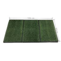 Indoor Dog Puppy Toilet Grass Potty Training Mat Loo Pad 126 x 63 cm