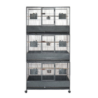 187cm XL Triple Stackers Breeding Bird Parrot Cage Cockatoos Aviary