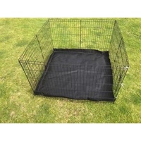 24' Dog Rabbit Playpen Exercise Puppy Enclosure Fence With Canvas Floor