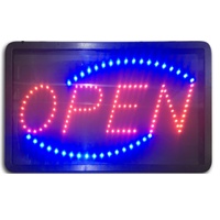 CHOSEN BRANDED " OPEN" LED SIGN BOARD 56X33CM