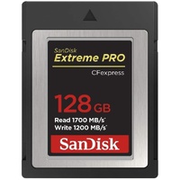 SanDisk 128GB Extreme PRO CFexpress Card Type B - SDCFE-128G-GN4NN READ 1700 MB/S WRITE 1200MB/S