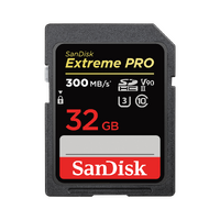 SanDisk 32GB Extreme PRO SDHC and SDXC UHS-II card SDSDXDK-032G-GN4IN