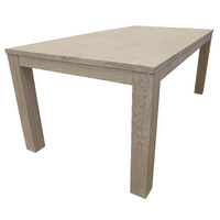 Dining Table 225cm Solid Mt Ash Wood Home Dinner Furniture - White