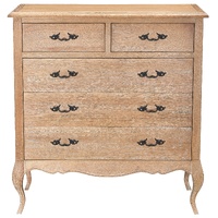 Tallboy 5 Chest of Drawers Storage Cabinet Oak