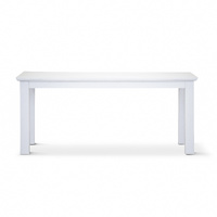 Laelia Dining Table 220cm Solid Acacia Timber Wood Coastal Furniture - White