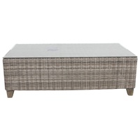 131cm Wicker Rattan Outdoor Coffee Table