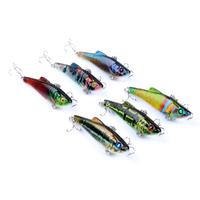 6X 4cm Popper Poppers Fishing Lure Lures Surface Tackle Fresh Saltwater