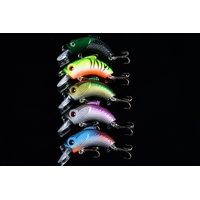 5x 5.5cm Popper Crank Bait Fishing Lure Lures Surface Tackle Saltwater