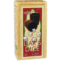 Cardinal Games Liars Dice in Wood Box Retro Game