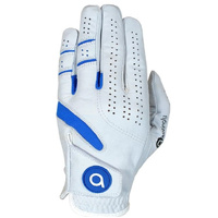 Power Touch Cabretta Leather Golf Glove for Men - White (S)