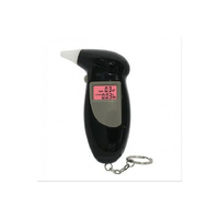 Digital Alcohol Tester LCD Police Breathalyser Grade Accuracy Portable Keychain - FREE POST