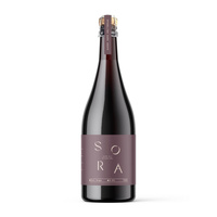 SORA Sparkling Dark Grape Juice 0% Alc 750ml