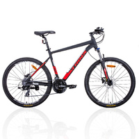 M600 Mountain Bike 24 Speed MTB Bicycle 19 Inches Frame Red