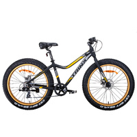 Tiger T106 Fat Bike Shimano 7 Speed Bicycle Orange