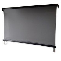 Outdoor Roller Blind Sun Screen Awning With Aluminium Hood 1.8,