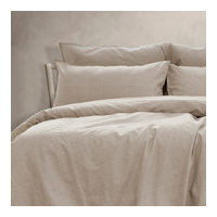 Embre Linen Look Washed Cotton QUILT COVER SET - KING