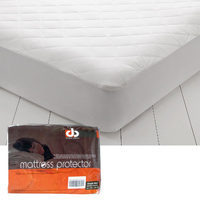 Lightly Quilted Cotton Top Mattress Protector Single