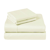 310TC Fusion Cotton Percale Sheet Set Ivory King