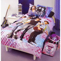 Camp Rock Rockstar Quilt Cover Set Single