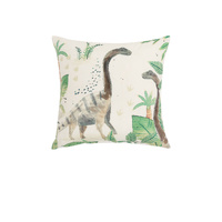 Happy Kids Dino Land Filled Square Cushion