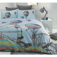 Retro Home Quilt Cover Set Carnival KING