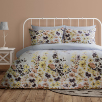 Gracie Printed Floral Quilt Cover Set Queen