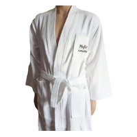 Luxury Cotton Shower Gown Bathrobe